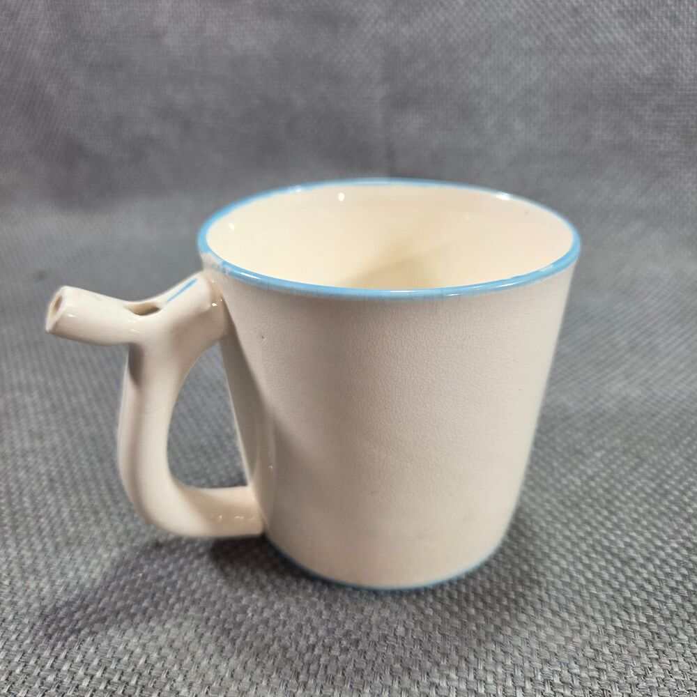 VTG Whistle Handle Milk Mug For Champs Ceramic Kids Cup Whistle Japan 50s 60s - Picture 6 of 6